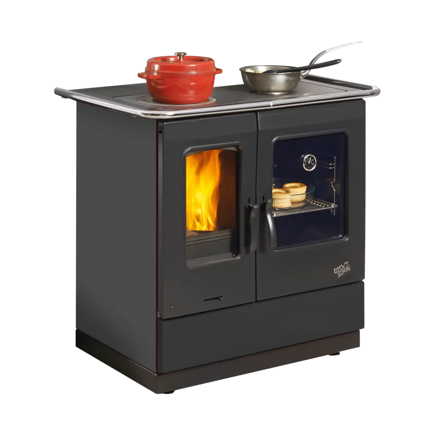 Installation Cuisinière à bois Godin ARMONNIE à Nancy