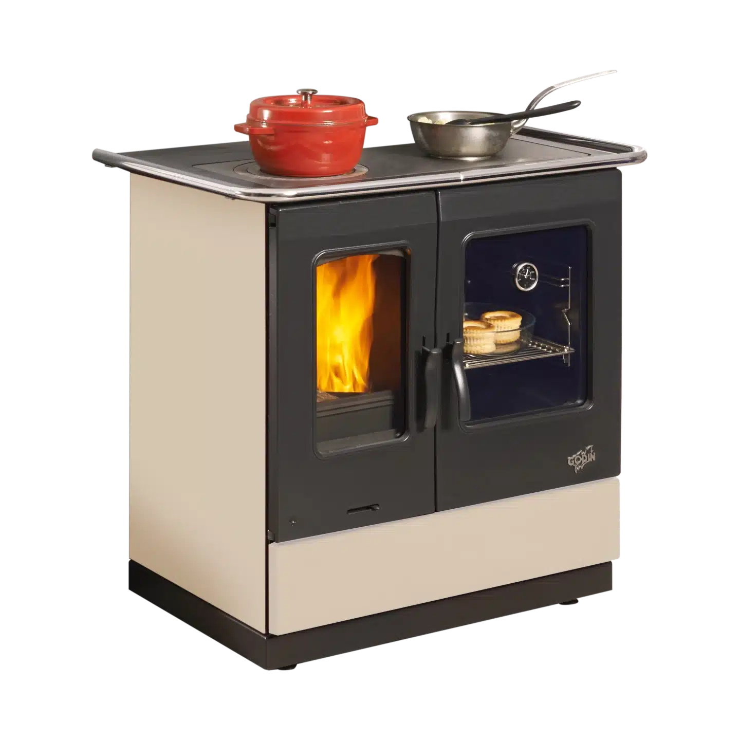 Installation Cuisinière à bois Godin ARMONNIE à Nancy